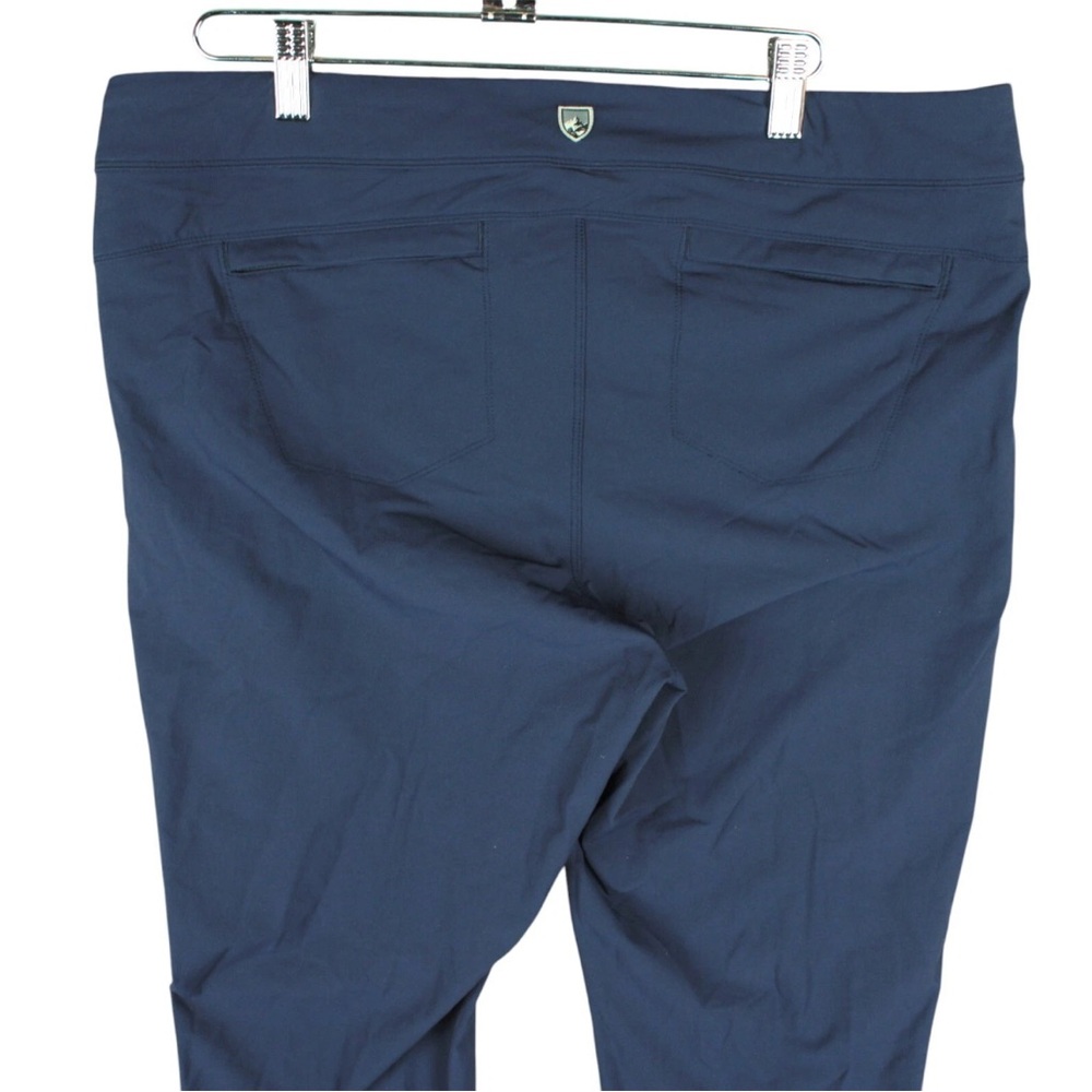 KUHL Woman Transcendr Zip Hiking Outdoor Skinny Pants Blue 12 Regular Relaxed - Picture 2 of 14